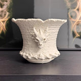 "Wind's Breath" 3D Printed Dragon Planter - Dark Gothic Pot for Agave, Succulents & Caudex Plants (Eco-Friendly PLA) - BotanicalCollector